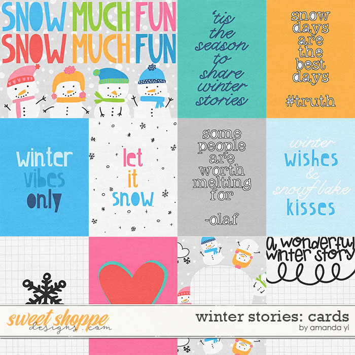 Winter Stories: cards by Amanda Yi