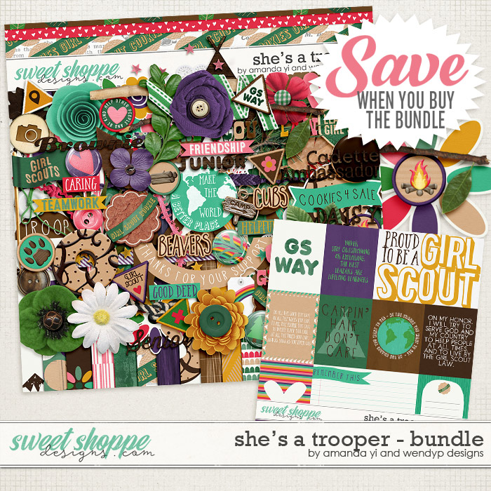 She's A Trooper: Bundle by Amanda Yi & WendyP Designs