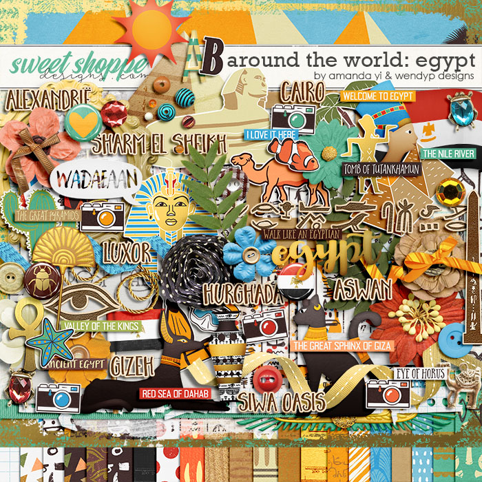 Around the world: Egypt by Amanda Yi and WendyP Designs