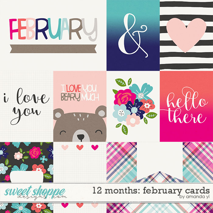 12 Months: February Cards by Amanda Yi 12 Months: February Cards by Amanda Yi
