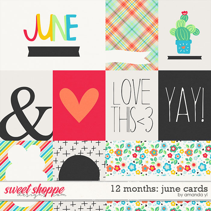 12 Months: June Cards by Amanda Yi 12 Months: June Cards by Amanda Yi