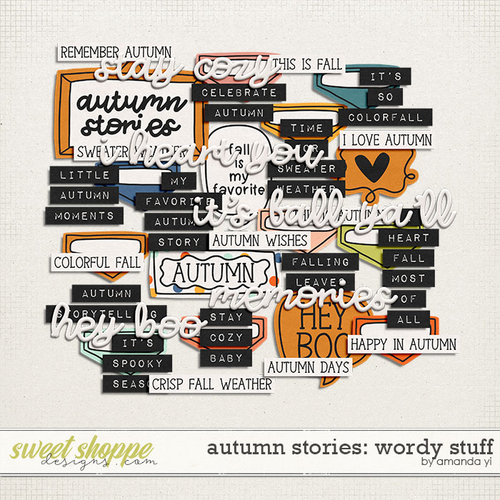 Autumn Stories: wordy stuff by Amanda Yi