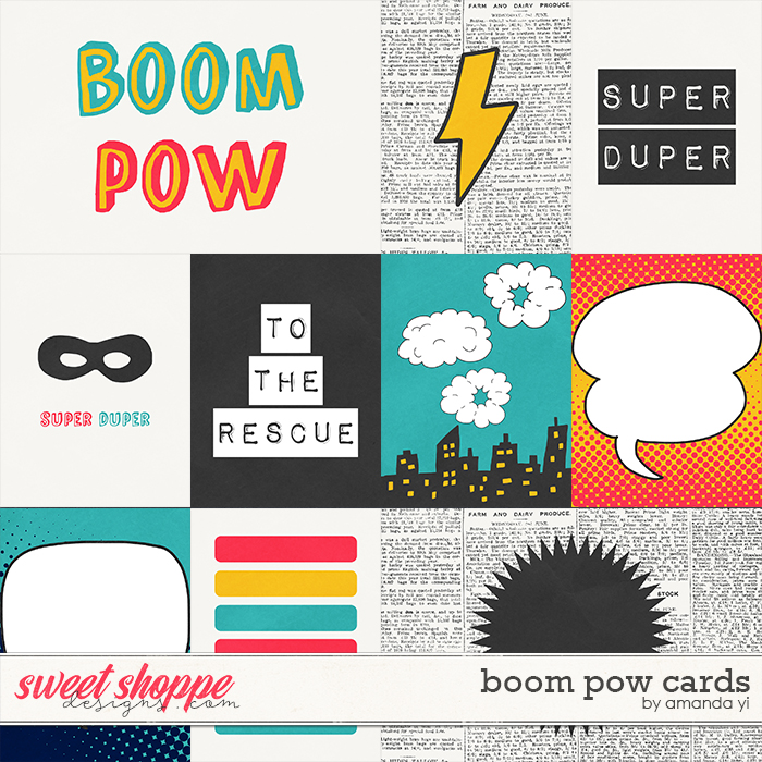 Boom Pow: Cards by Amanda Yi