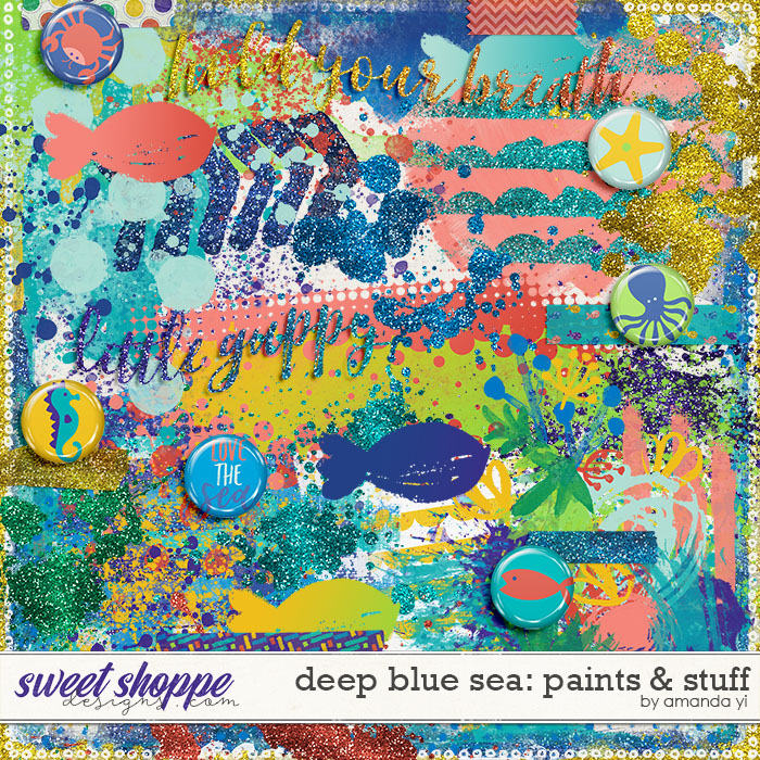 Deep Blue Sea : Paints & Stuff by Amanda Yi Deep Blue Sea : Paints & Stuff by Amanda Yi