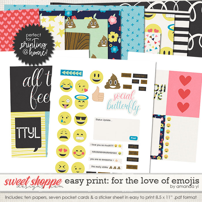 Easy Print: For The Love of Emojis by Amanda Yi Easy Print: For The Love of Emojis by Amanda Yi