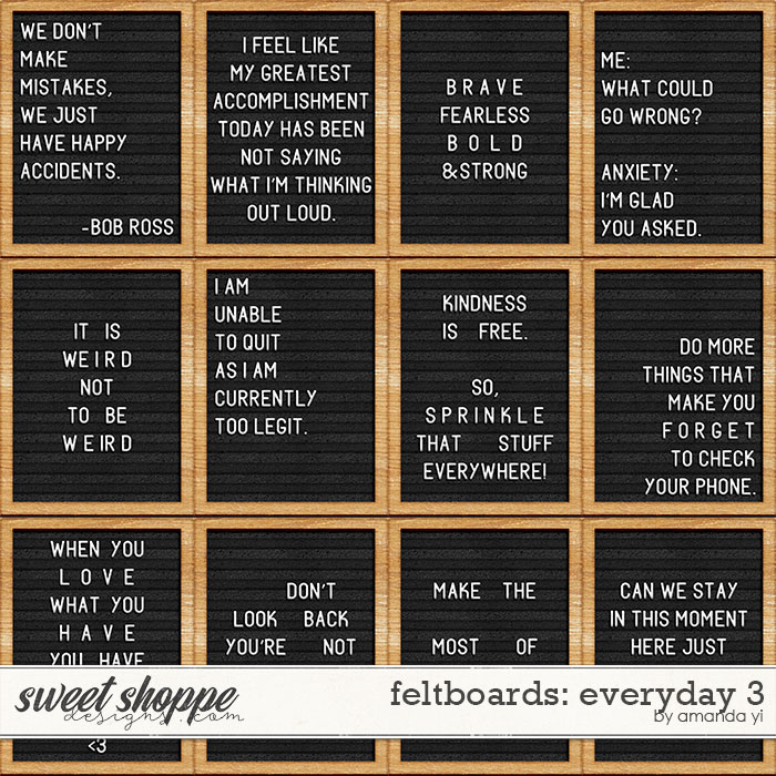 Feltboards: everyday 3 by Amanda Yi Feltboards: everyday 3 by Amanda Yi