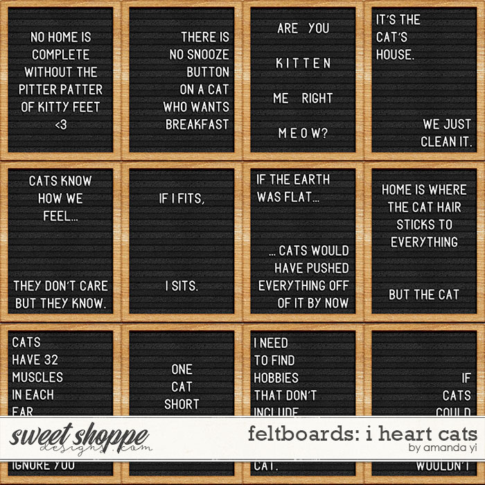 Feltboards: i heart cats by Amanda Yi Feltboards: i heart cats by Amanda Yi
