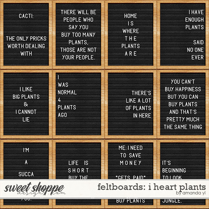 Feltboards: i heart plants by Amanda Yi Feltboards: i heart plants by Amanda Yi