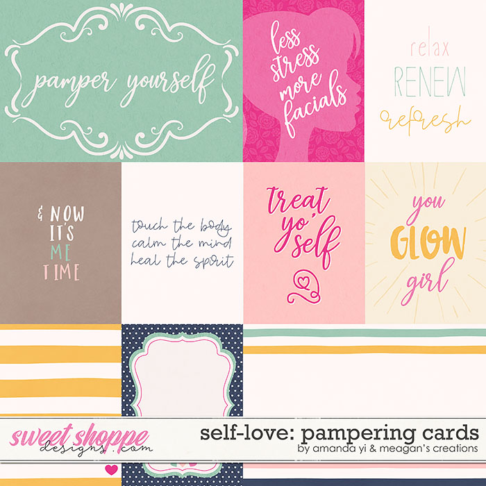 Self-Love: Pampering Cards by Amanda Yi & Meagan's Creations