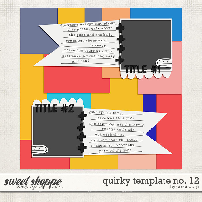 Quirky template no. 12 by Amanda Yi