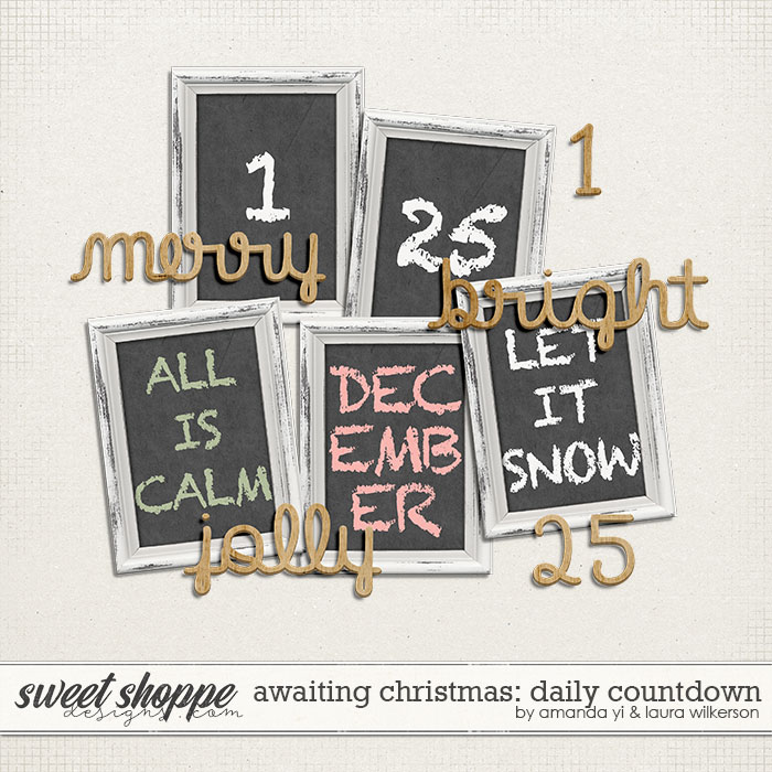 Awaiting Christmas Daily Countdown by Amanda Yi and Laura Wilkerson