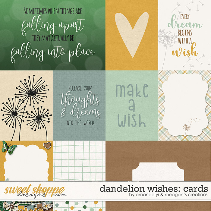 Dandelion Wishes: Cards by Amanda Yi and Meagan's Creations
