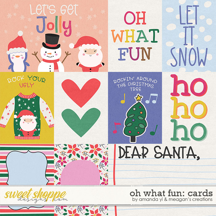 Oh What Fun: Cards by Amanda Yi and Meagan's Creations