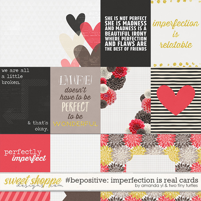 #bepositive: Imperfection Is Real cards by Amanda Yi & Two Tiny Turtles #bepositive: Imperfection Is Real cards by Amanda Yi & Two Tiny Turtles