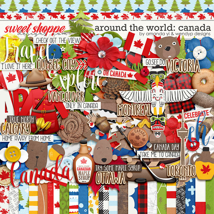 Around the world: Canada by Amanda Yi & WendyP Designs