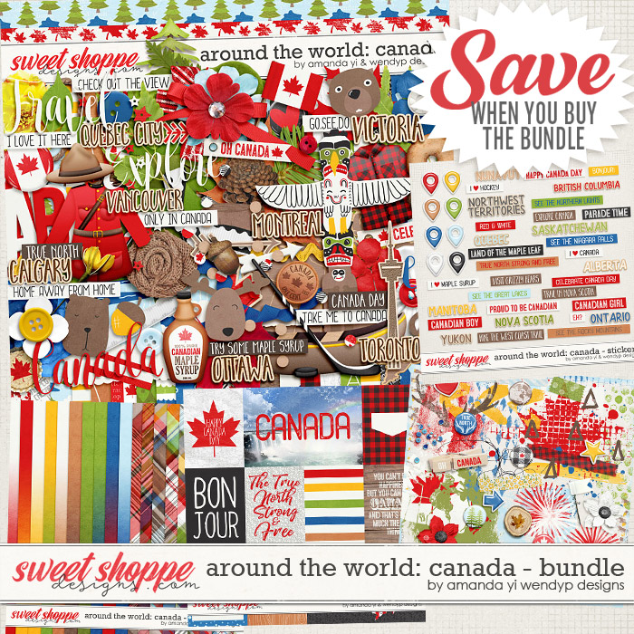 Around the world: Canada - Bundle by Amanda Yi & WendyP Designs