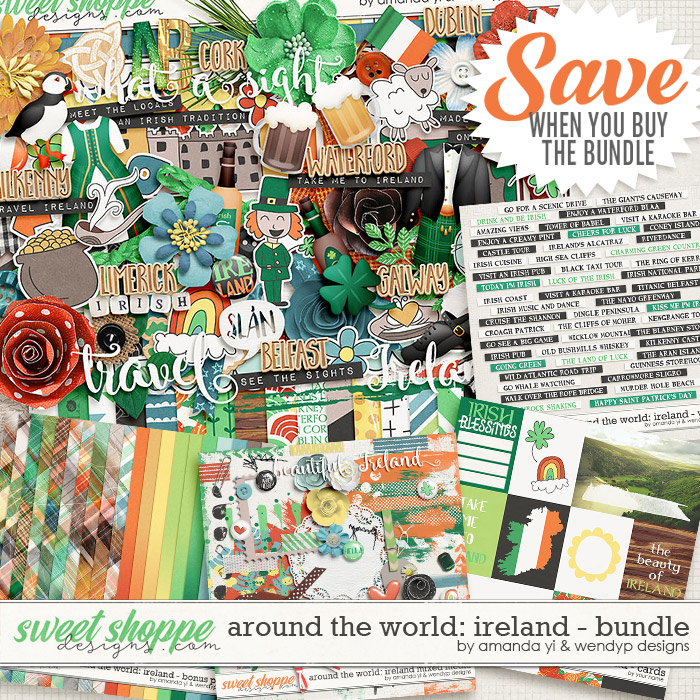 Around the world: Ireland bundle by Amanda Yi & WendyP Designs