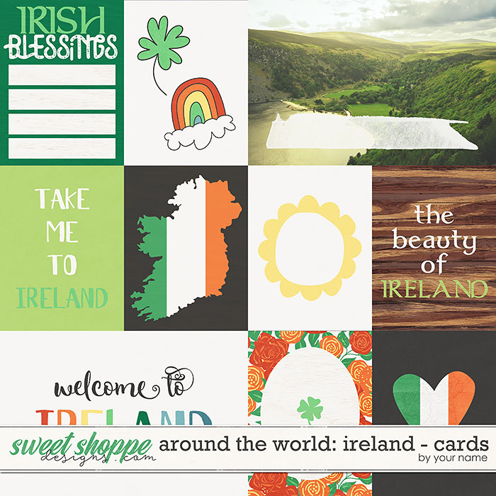 Around the world: Ireland cards by Amanda Yi & WendyP Designs
