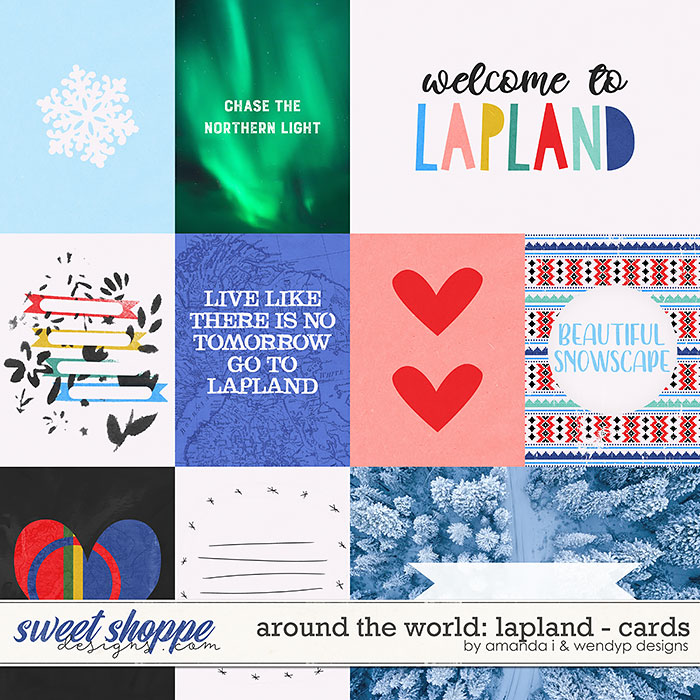 Around the world: Lapland - cards by Amanda Yi & WendyP Designs