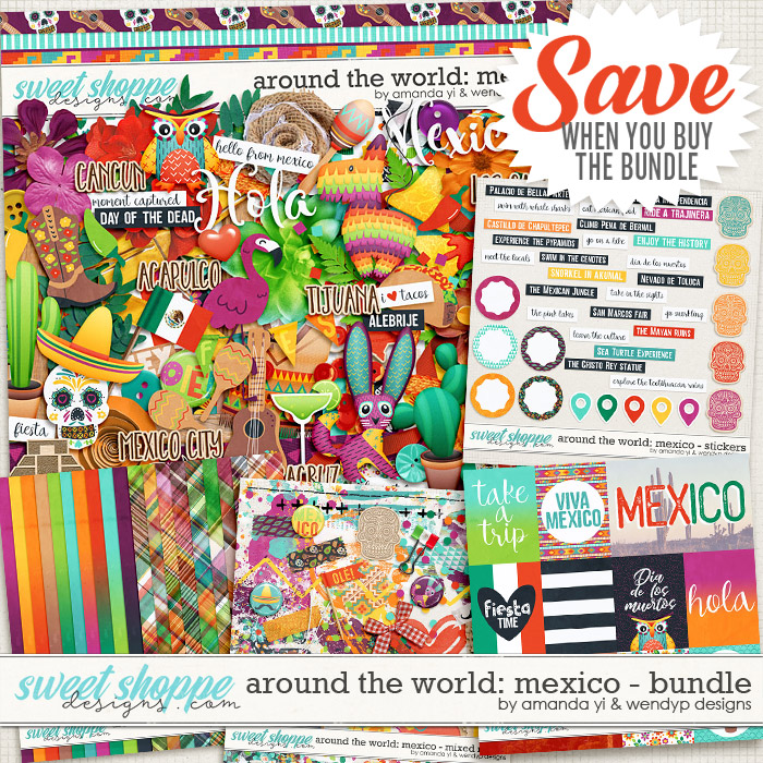 Around the world: Mexico - Bundle by Amanda Yi & WendyP Designs