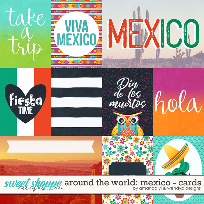 Around the world: Mexico - Cards by Amanda Yi & WendyP Designs