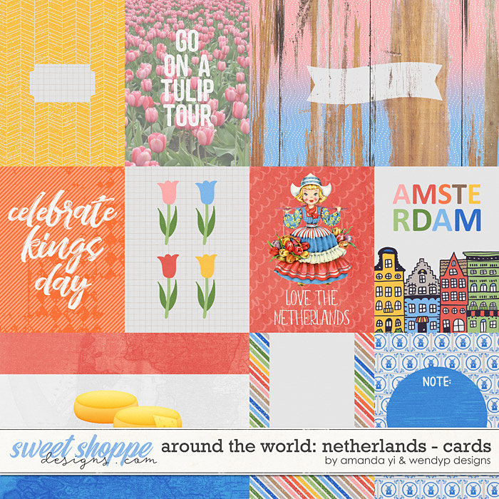 Around the world: Netherlands - Cards by Amanda Yi & WendyP Designs