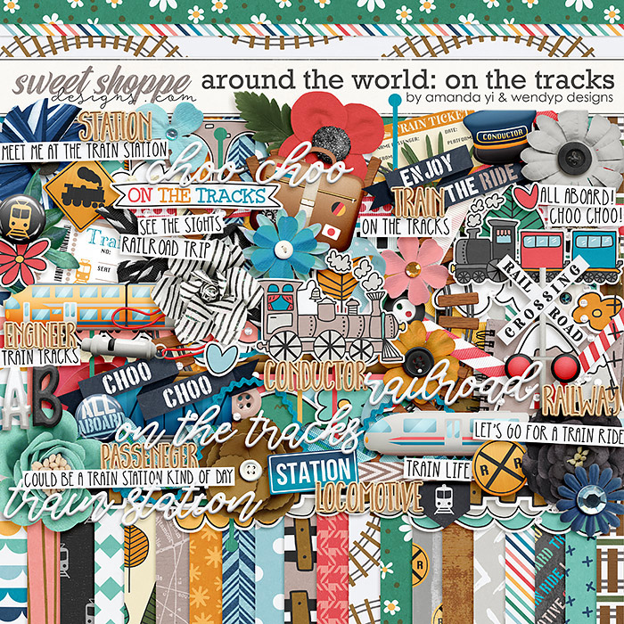 Around the world: On the tracks by Amanda Yi & WendyP Designs