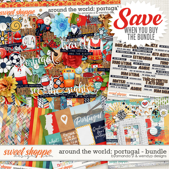 Around the world: Portugal bundle by Amanda Yi & WendyP Designs