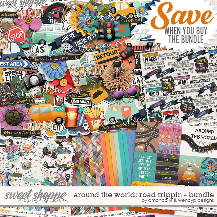 Around the world: Road Trippin'- bundle by Amanda Yi & WendyP Designs