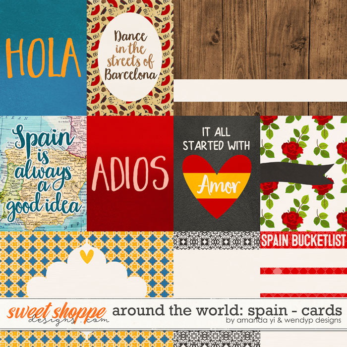 Around the world: Spain - Cards by Amanda Yi & WendyP Designs