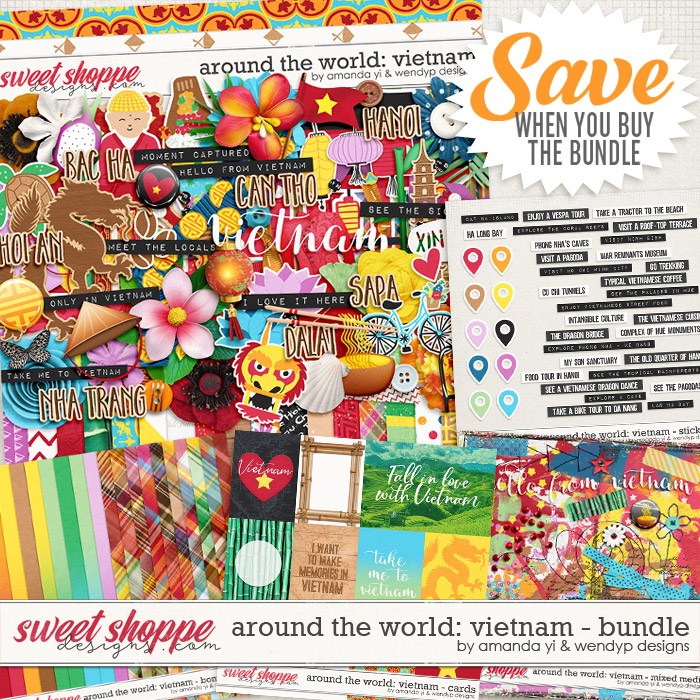 Around the world: Vietnam - Bundle by Amanda Yi & WendyP Designs