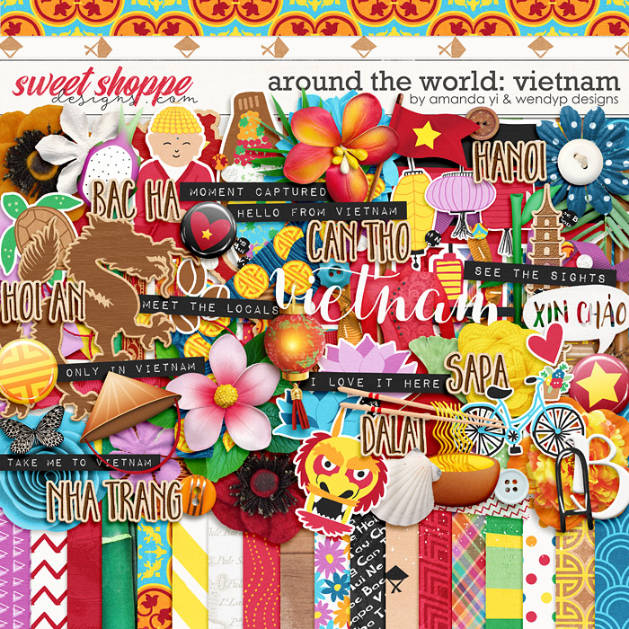 Around the world: Vietnam by Amanda Yi & WendyP Designs