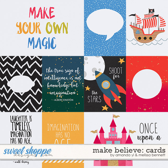 Make Believe: Cards by Amanda Yi & Melissa Bennett Make Believe: Cards by Amanda Yi & Melissa Bennett