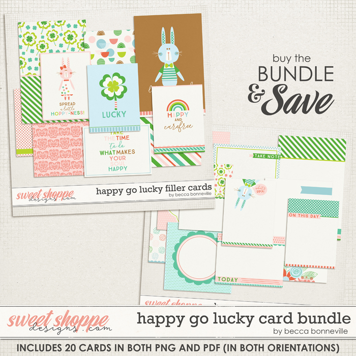 Happy Go Lucky Card Bundle by Becca Bonneville Happy Go Lucky Card Bundle by Becca Bonneville