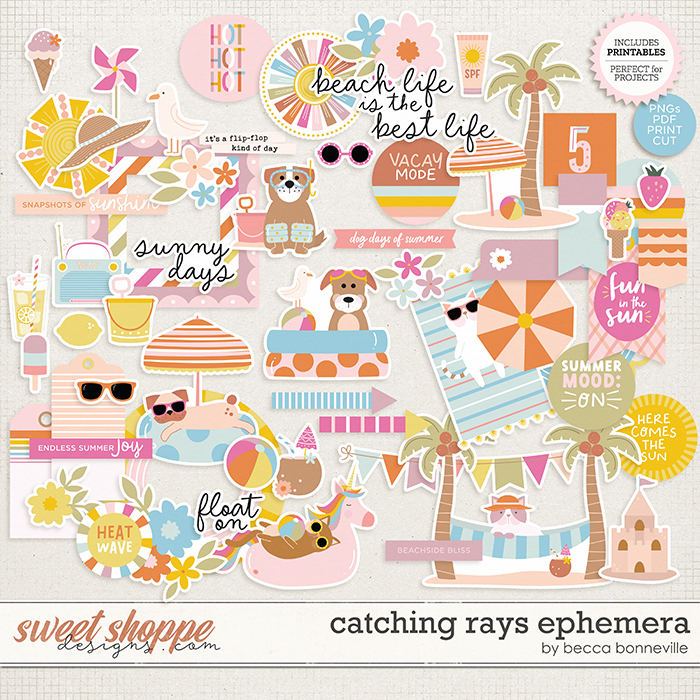 Catching Rays Ephemera by Becca Bonneville Catching Rays Ephemera by Becca Bonneville