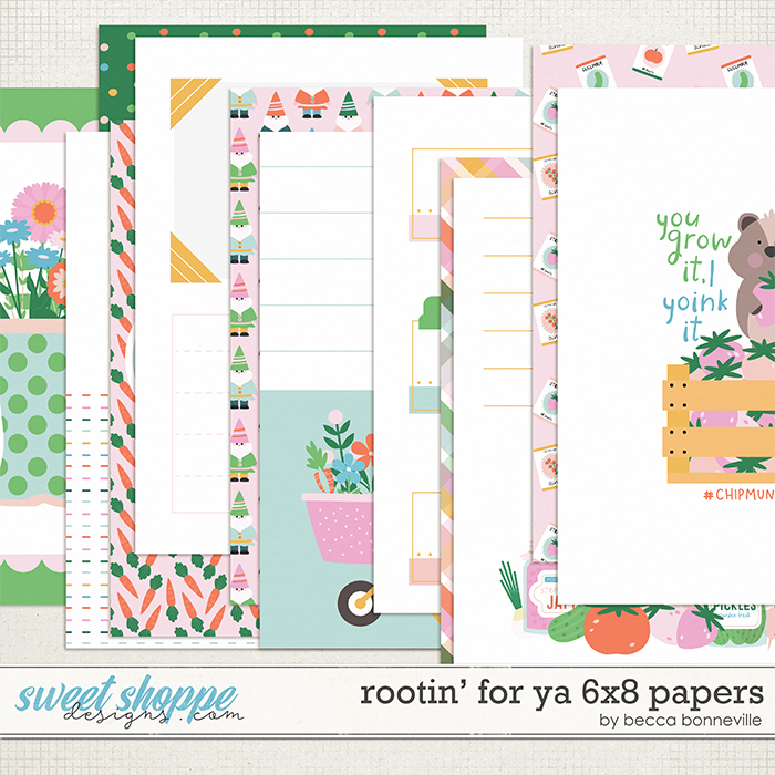 Rootin' for Ya 6x8 Papers by Becca Bonneville Rootin' for Ya 6x8 Papers by Becca Bonneville
