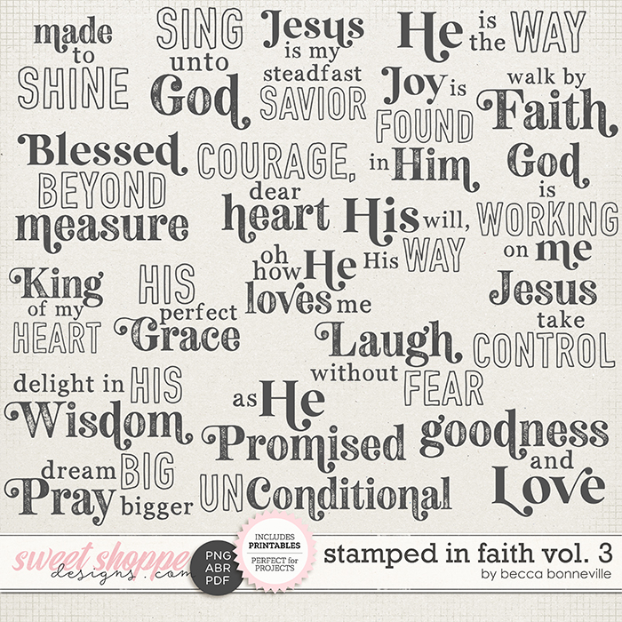 Stamped in Faith Vol. 3 by Becca Bonneville