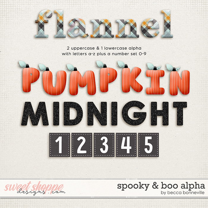 Spooky & Boo Alpha by Becca Bonneville
