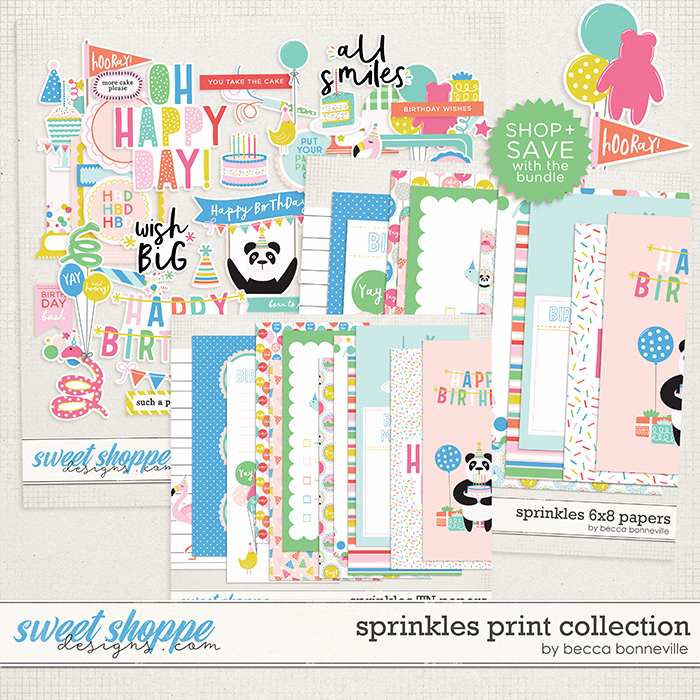 Sprinkles Print Collection by Becca Bonneville Sprinkles Print Collection by Becca Bonneville