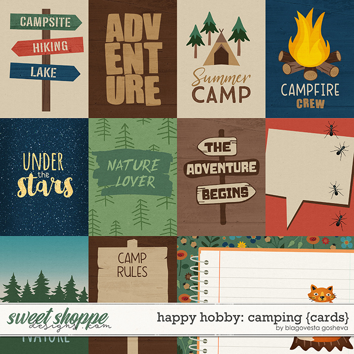 Happy Hobby: Camping {cards} by Blagovesta Gosheva