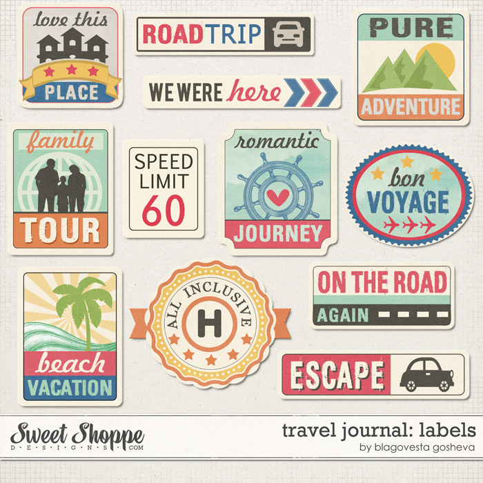 Travel Journal: Labels by Blagovesta Gosheva Travel Journal: Labels by Blagovesta Gosheva
