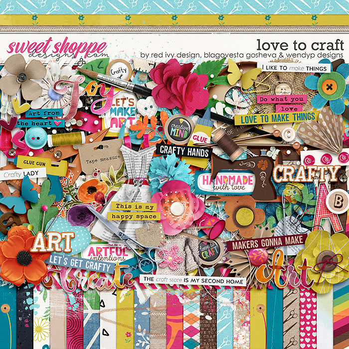 Love to Craft by Blagovesta Gosheva, Red Ivy Design & WendyP Designs