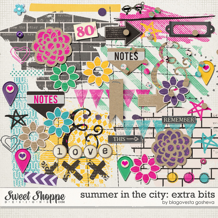 Summer in  the city: extra bits by Blagovesta Gosheva