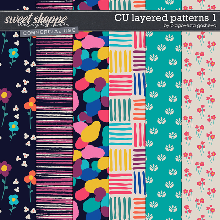 CU Layered Patterns 1 by Blagovesta Gosheva CU Layered Patterns 1 by Blagovesta Gosheva