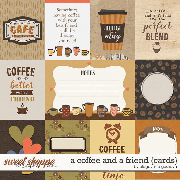 A Coffee and a Friend {cards} by Blagovesta Gosheva