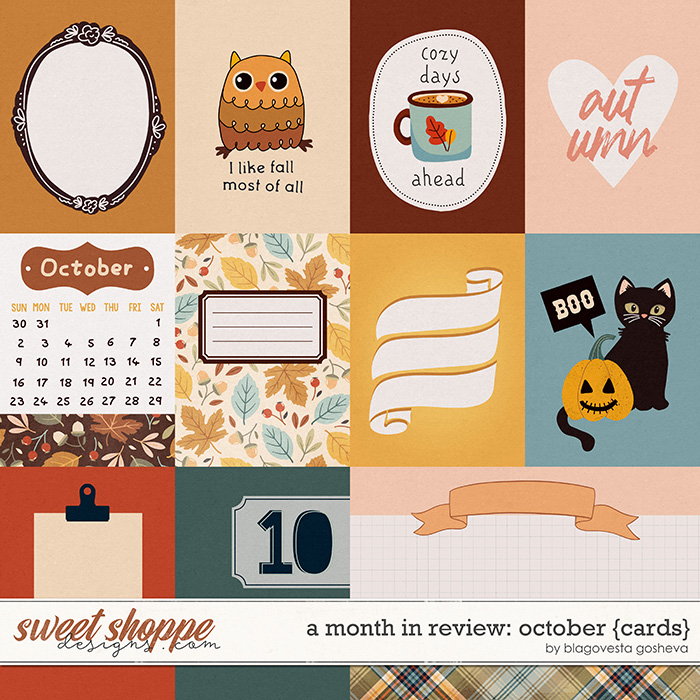 A Month in Review: October {cards} by Blagovesta Gosheva