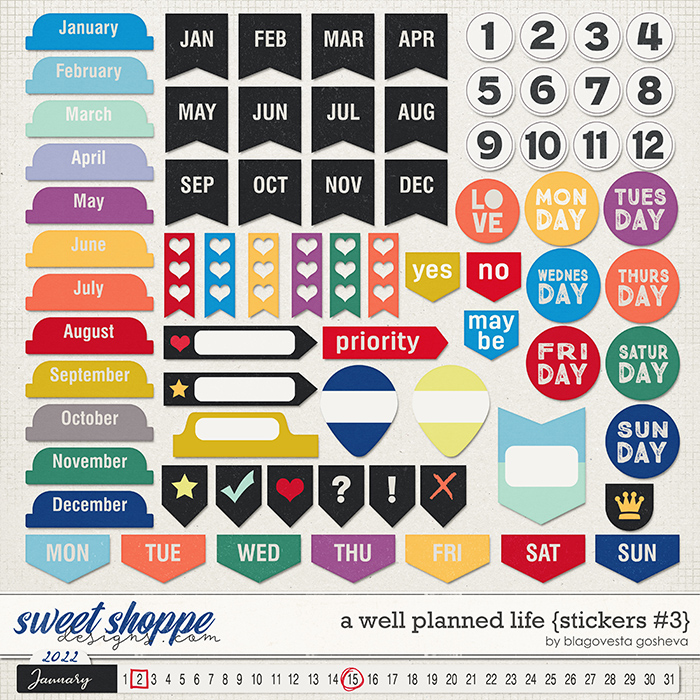 A Well Planned Life {stickers #3} by Blagovesta Gosheva A Well Planned Life {stickers #3} by Blagovesta Gosheva