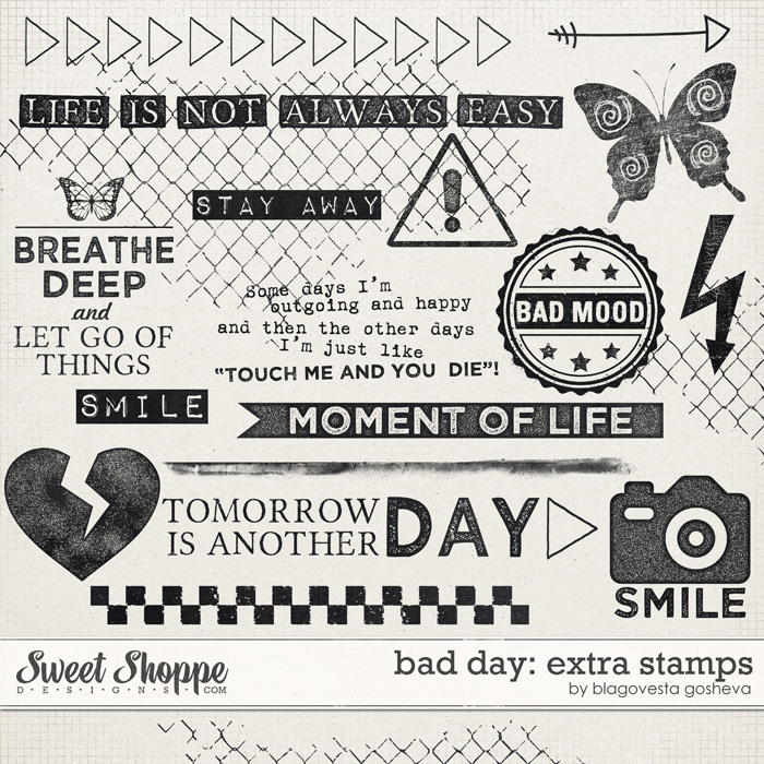 Bad Day: Extra stamps by Blagovesta gosheva