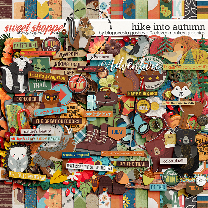 Hike into Autumn by Blagovesta Gosheva & Clever Monkey Graphics