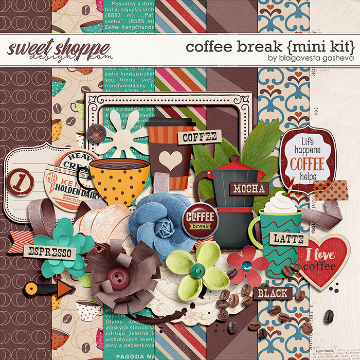 Coffee Break {mini kit} by Blagovesta Gosheva Coffee Break {mini kit} by Blagovesta Gosheva